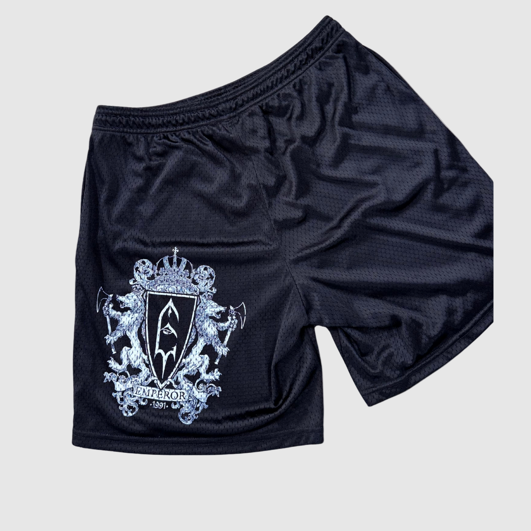 "91 CREST" MESH SHORTS