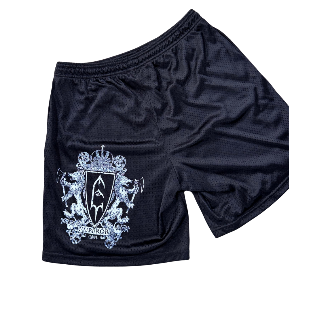 "91 CREST" MESH SHORTS